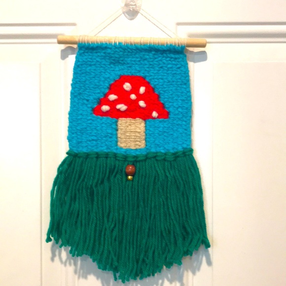 Other - 🍄Small Handmade Mushroom Wall Hanging🍄